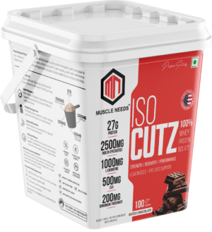 Muscle Needs ISO Cutz 100% Whey Protein Isolate – 3.6KG – Dutch Chocolate
