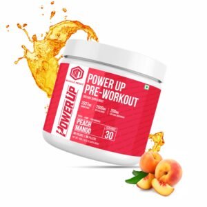PowerUp Pre Workout – 165GM – Peach Mango