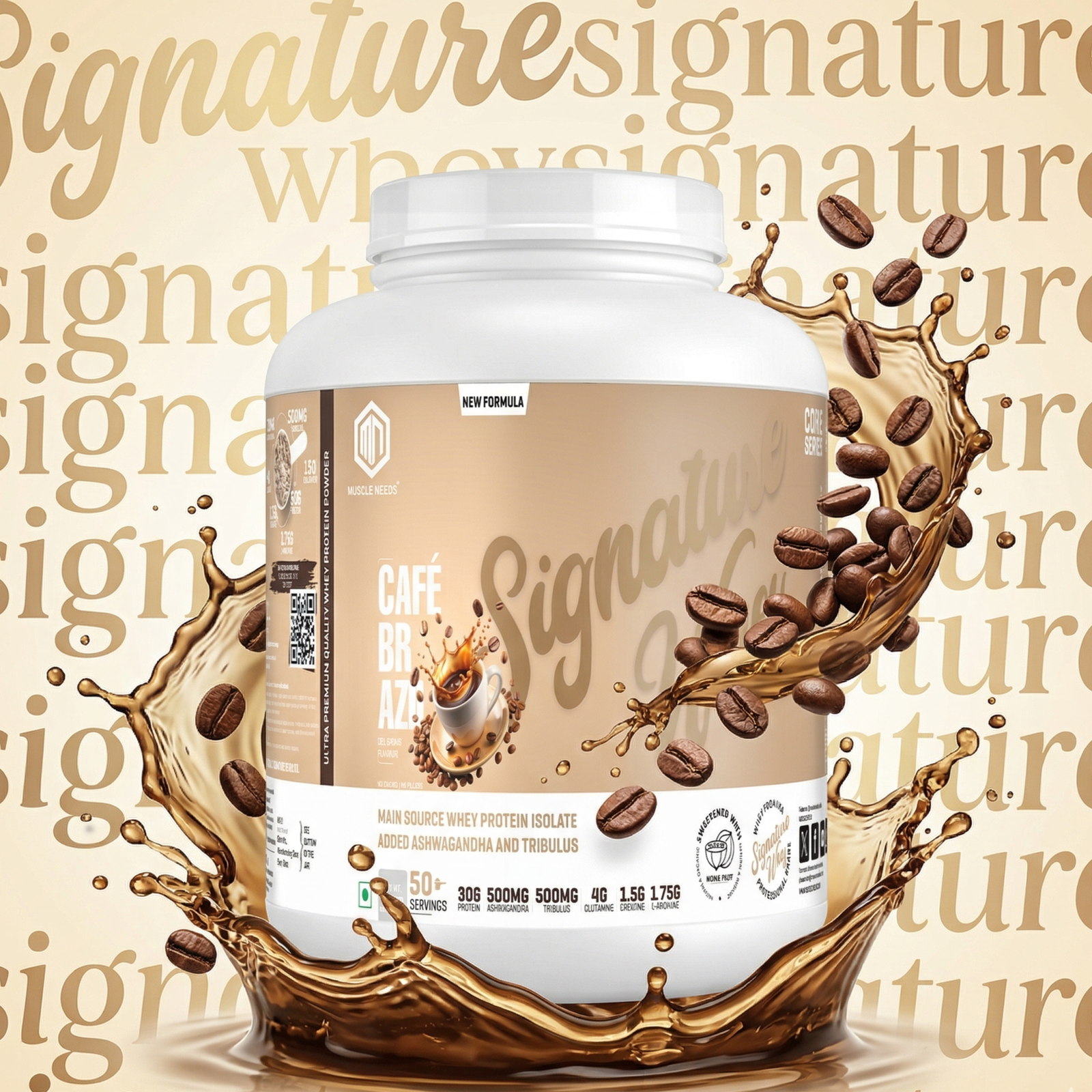 Signature Whey – 2KG – Cafe Brazil Chocolate - Image 2