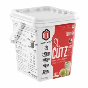 Muscle Needs ISO Cutz 100% Whey Protein Isolate – 3.6KG – Pista Kulfi
