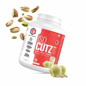 Muscle Needs ISO Cutz 100% Whey Protein Isolate – 1.8KG – Pista Kulfi