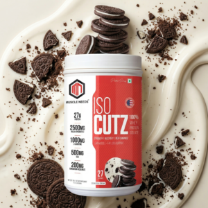 Muscle Needs ISO Cutz 100% Whey Protein Isolate – 1KG – Cookie Cream
