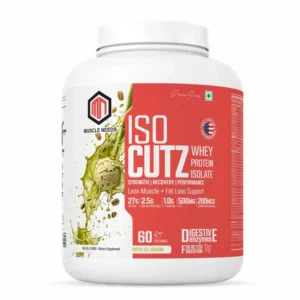 Muscle Needs ISO Cutz 100% Whey Protein Isolate - Pista Ice Cream